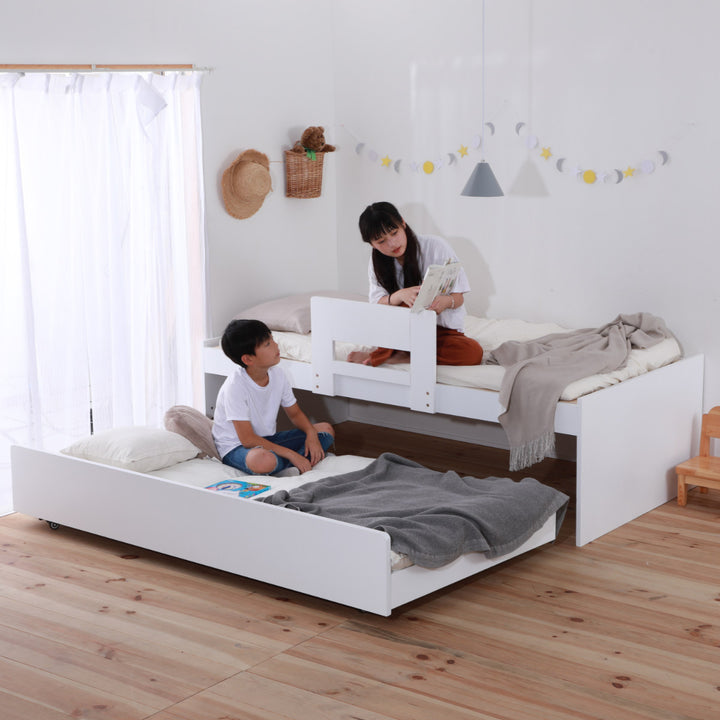 親子ベッドシングルスライド式収納すのこ