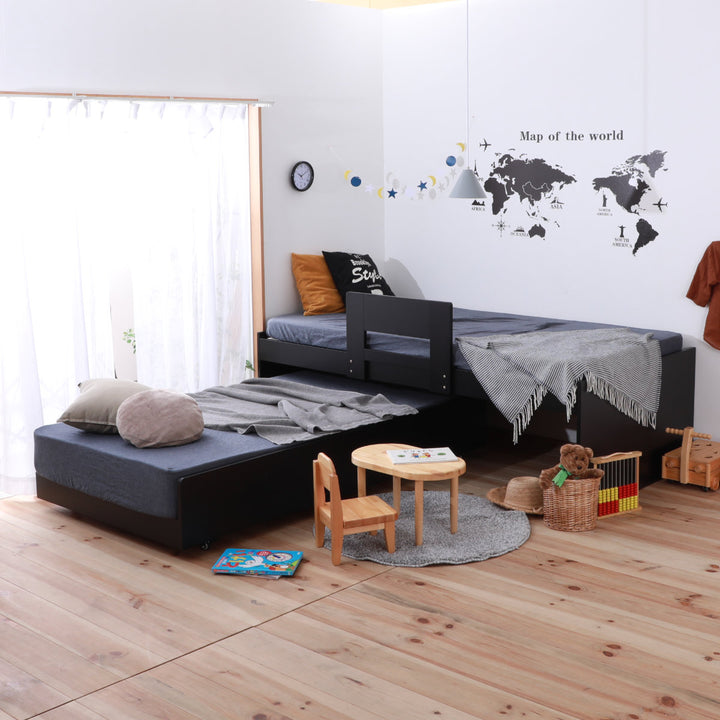 親子ベッドシングルスライド式収納すのこ