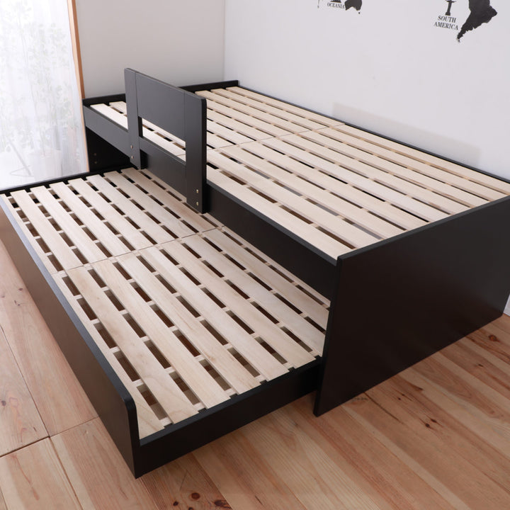 親子ベッドシングルスライド式収納すのこ