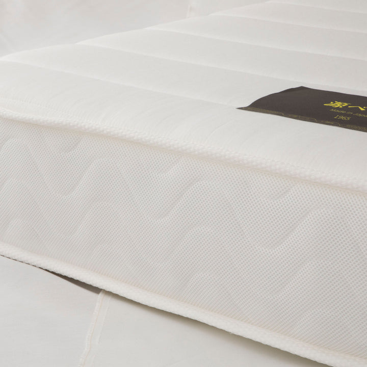 硬さの選べるマットレスショートセミシングルホワイト夜香ハイグレードポケットコイル