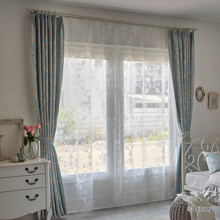 レースカーテンディズニーPRINCESS/Classicbeautyvoile100×133cmクラシックビューティーボイル