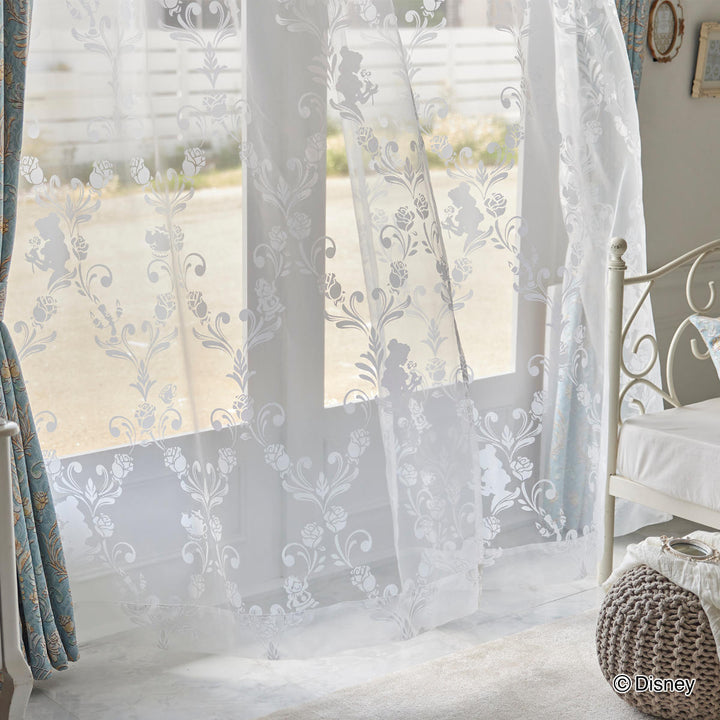 レースカーテンディズニーPRINCESS/Classicbeautyvoile100×133cmクラシックビューティーボイル