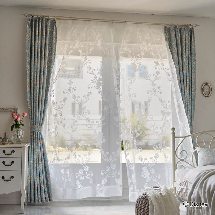 レースカーテンディズニーPRINCESS/Classicbeautyvoile100×133cmクラシックビューティーボイル