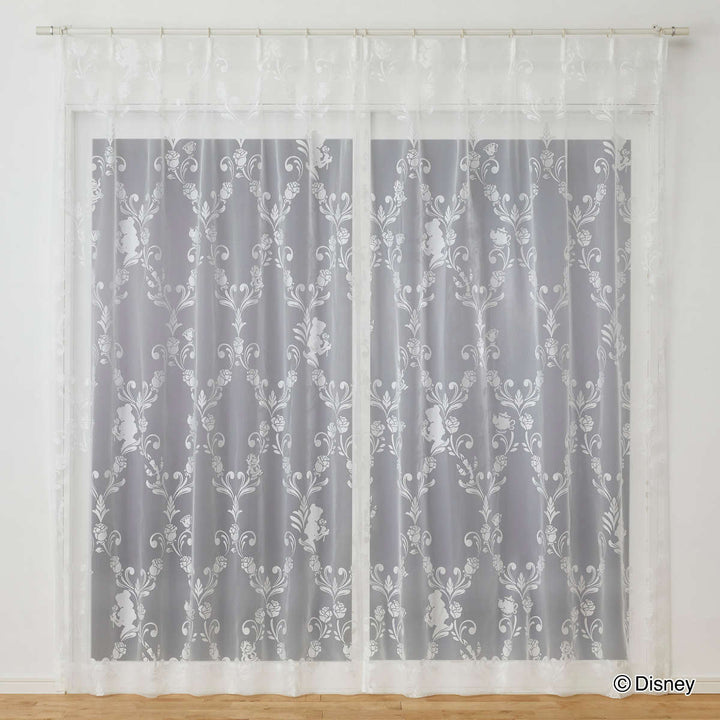レースカーテンディズニーPRINCESS/Classicbeautyvoile100×133cmクラシックビューティーボイル