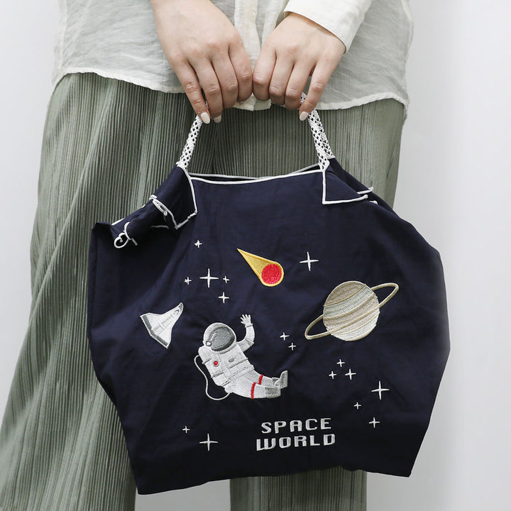 バッグ8beginbagS刺繍折りたたみコンパクト