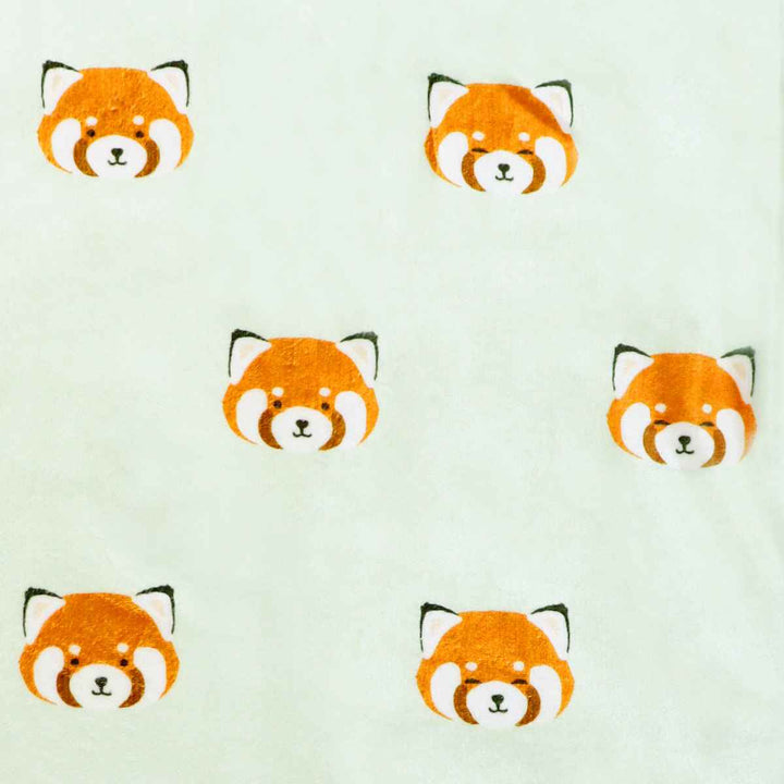 ブランケット動物レッサーパンダ70x100cmフランネル裏ボア