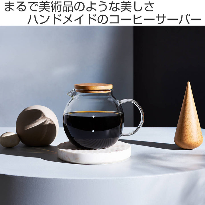 Coresコーヒーサーバー500ml4カップ用クリアガラスサーバー