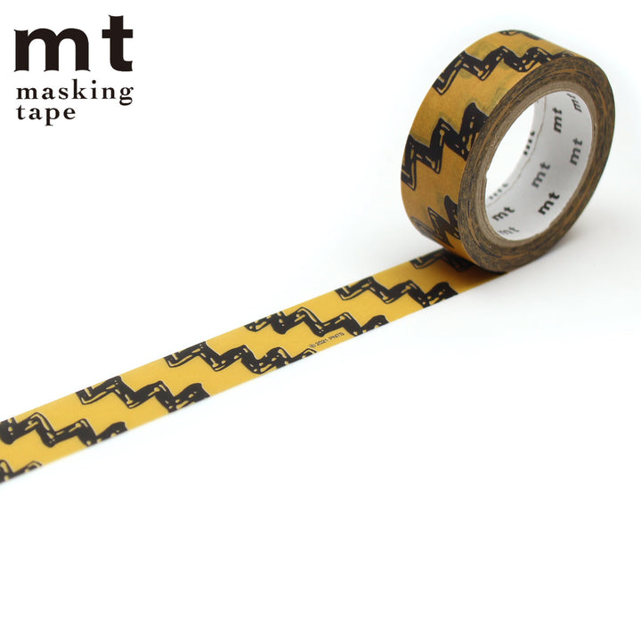 マスキングテープmtPEANUTSチャーリー・ブラウンストライプ15mm×7m