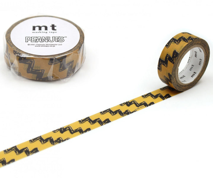 マスキングテープmtPEANUTSチャーリー・ブラウンストライプ15mm×7m