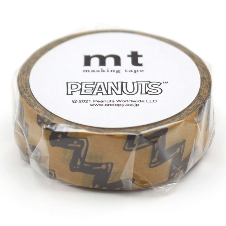 マスキングテープmtPEANUTSチャーリー・ブラウンストライプ15mm×7m