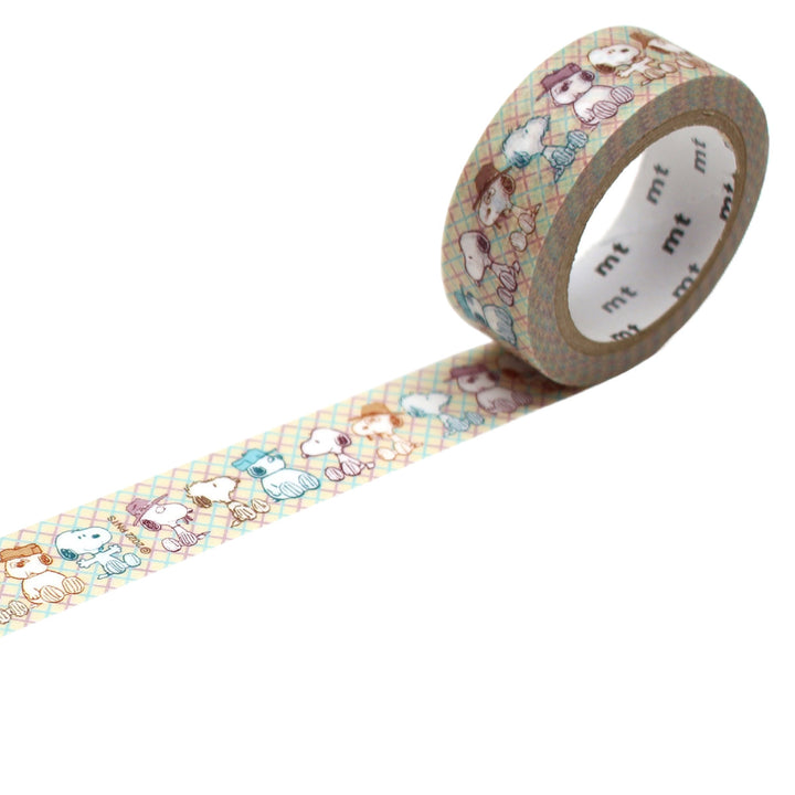 マスキングテープmtPEANUTSスヌーピー兄弟15mm×7m