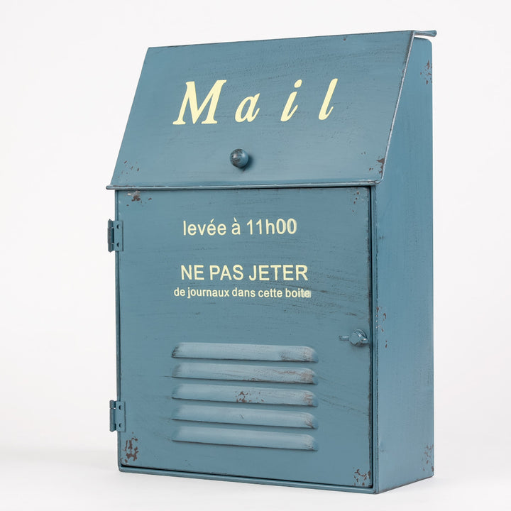 郵便ポストメタルスリムポスト壁掛