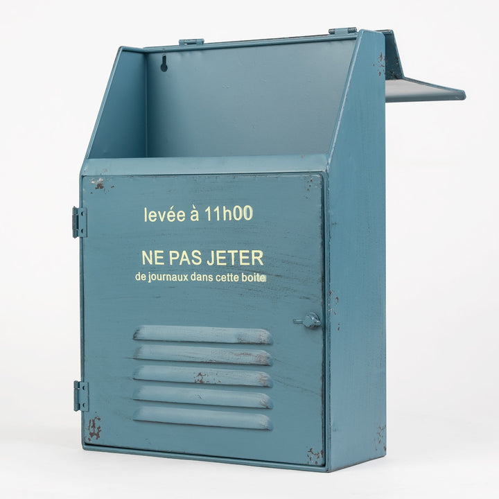 郵便ポストメタルスリムポスト壁掛