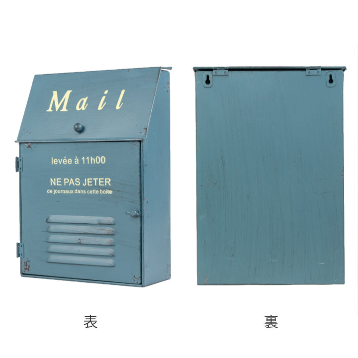 郵便ポストメタルスリムポスト壁掛