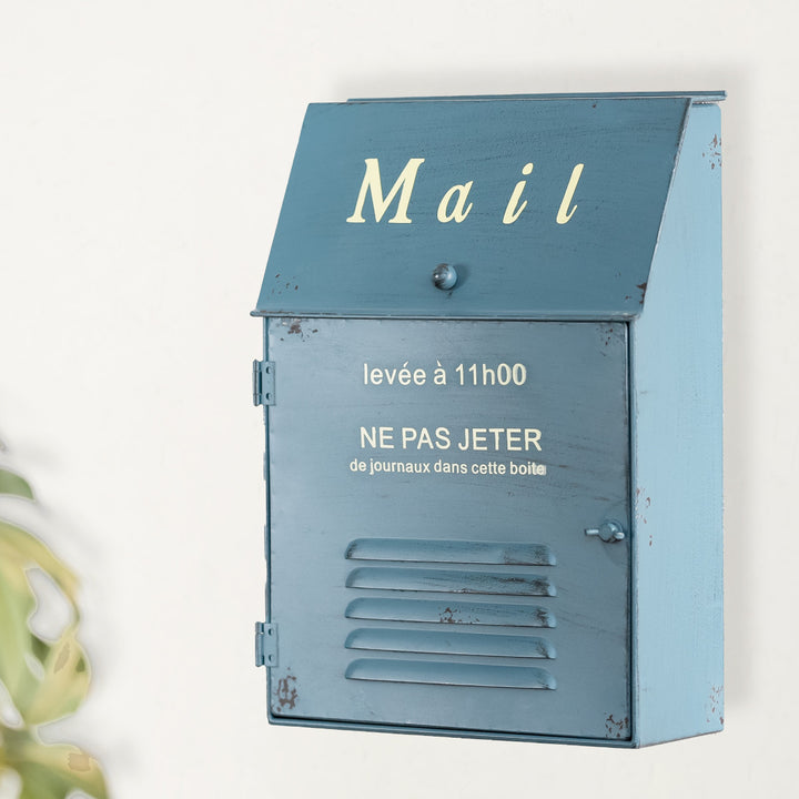 郵便ポストメタルスリムポスト壁掛