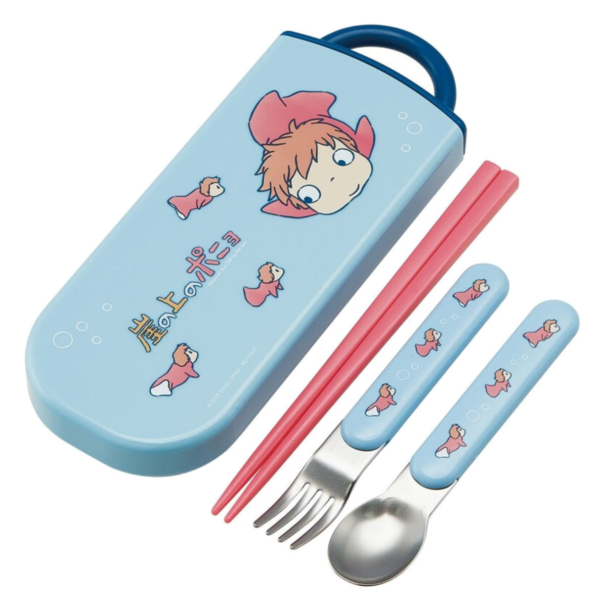 ポニョページ　入学3点セット トリオセット 抗菌食洗対応トリオセット 崖の上のポニョ姉妹 – ハウジー