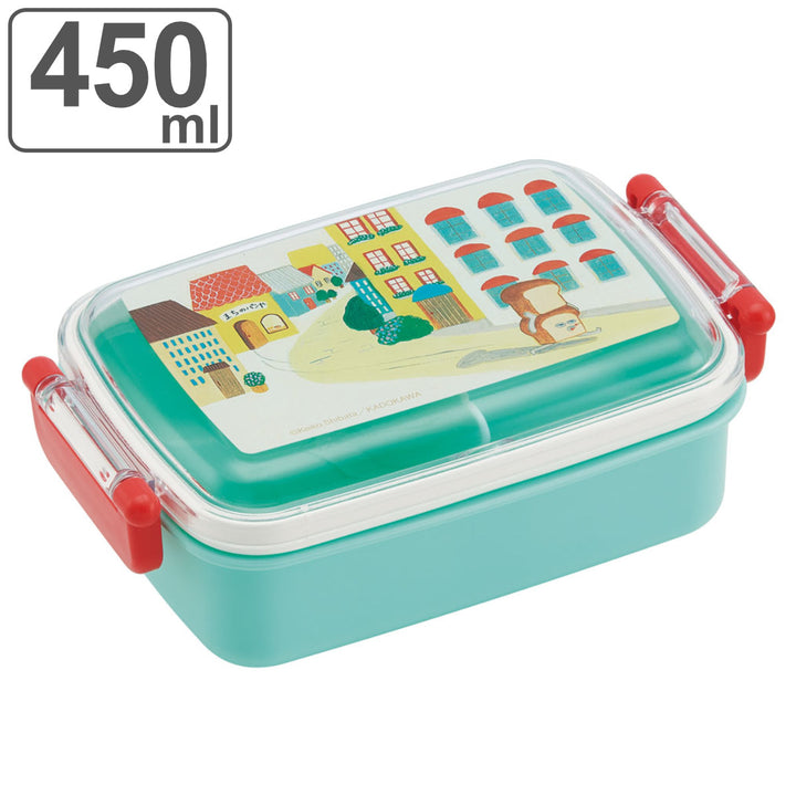 お弁当箱抗菌ふわっとタイトランチ1段450mlパンどろぼう