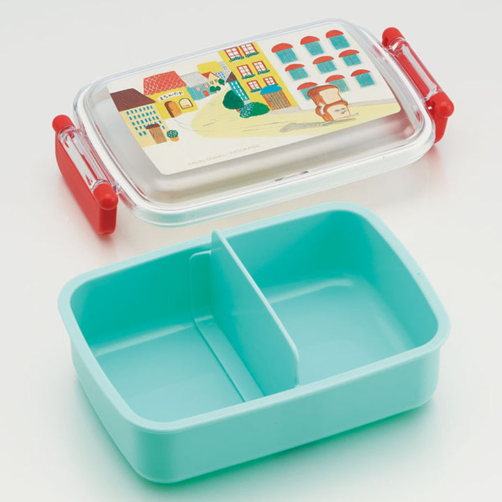 お弁当箱抗菌ふわっとタイトランチ1段450mlパンどろぼう