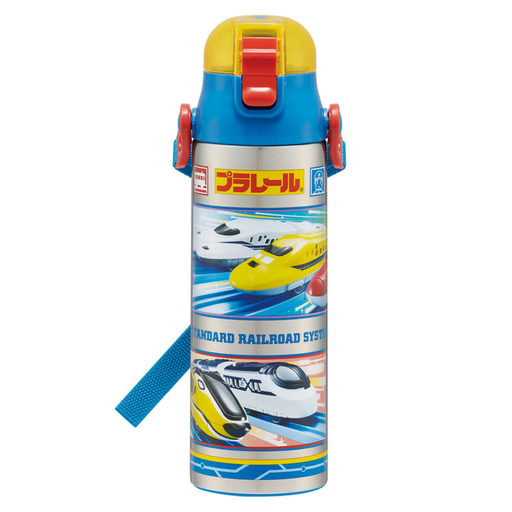 水筒580ml超軽量２WAYステンボトル保温保冷プラレール24