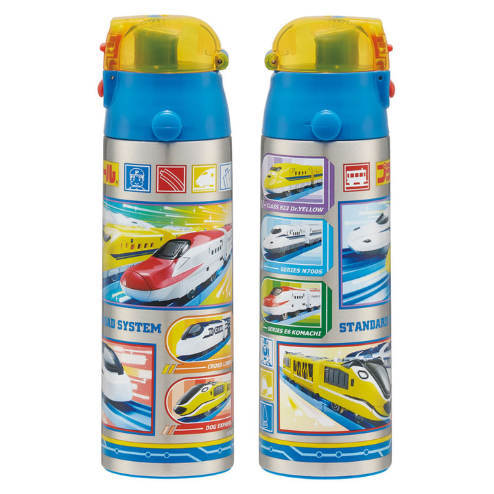 水筒580ml超軽量２WAYステンボトル保温保冷プラレール24