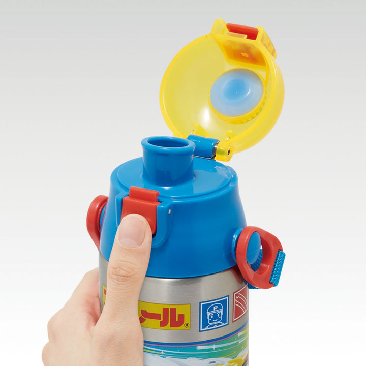 水筒580ml超軽量２WAYステンボトル保温保冷プラレール24