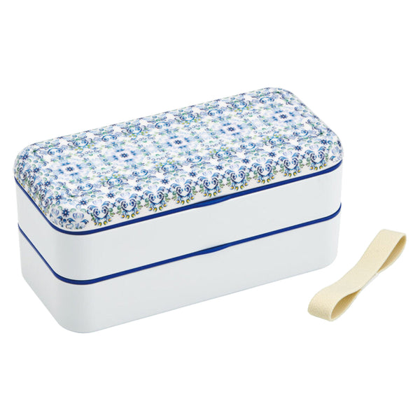 お弁当箱シンプルランチボックス2段900ml天平文様