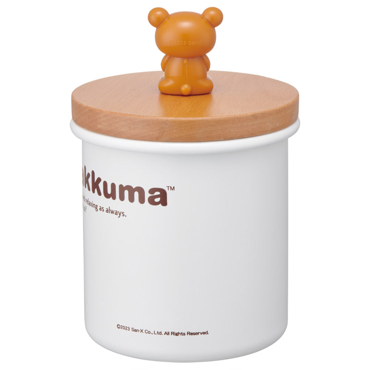 保存容器 750ml マスコット付キャニスター スヌーピー リラックマ