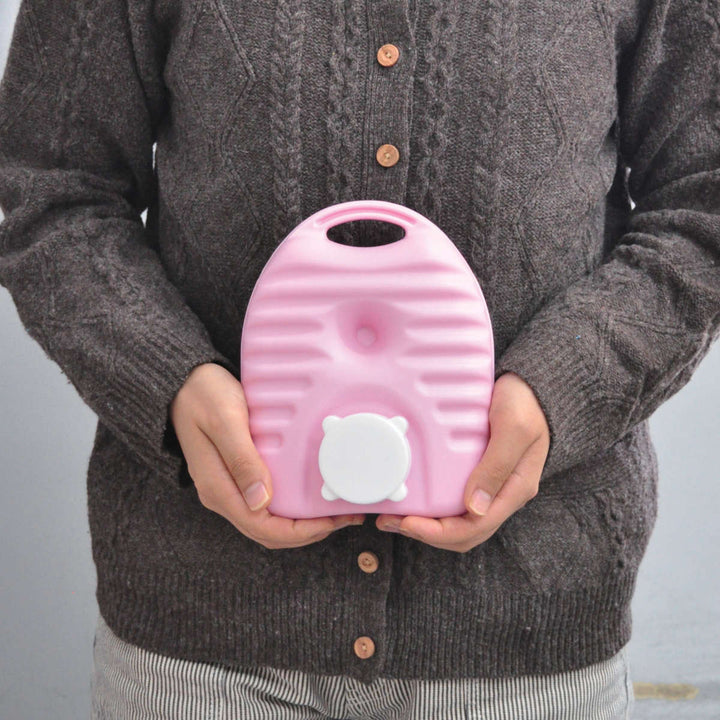 湯たんぽ立つ湯たんぽ3プチ600ml専用カバー付き