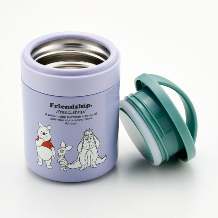 スープジャー抗菌保温保冷デリカポット300mlプーミュートカラー