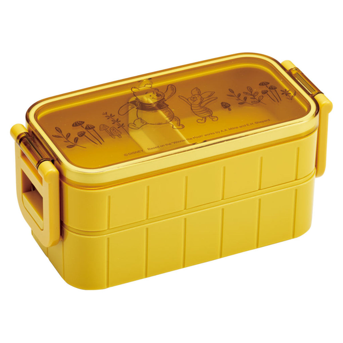 お弁当箱 抗菌タイトランチボックス 2段 600ml プーさんはちみつ