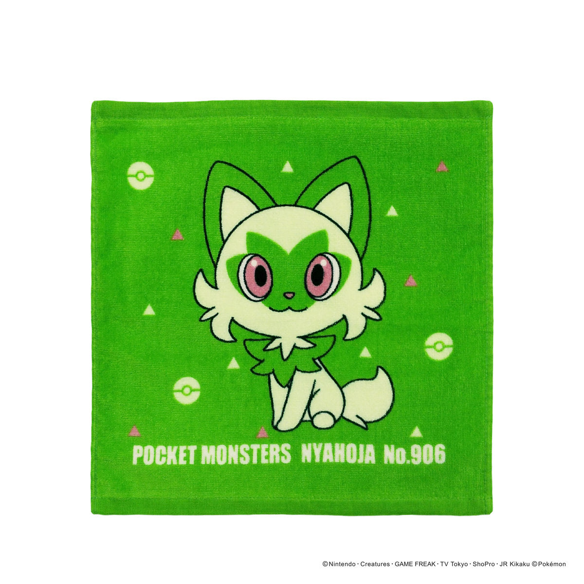ハンドタオル ポケモン 34×35cm ニャオハ – ハウジー