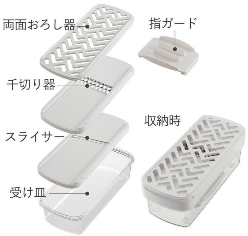 おろし器&スライサー4点セットコンパクト調理器セット日本製貝印