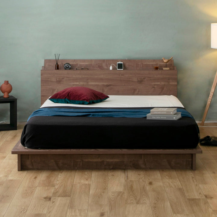 ローベッドシングルApelSENすのこ廃材再利用ツートン