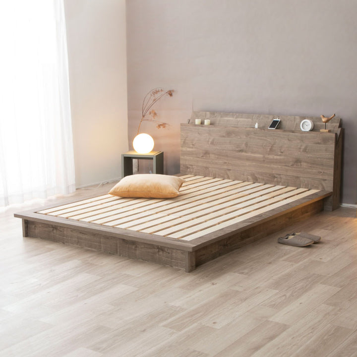 ローベッドシングルApelSENすのこ廃材再利用ツートン