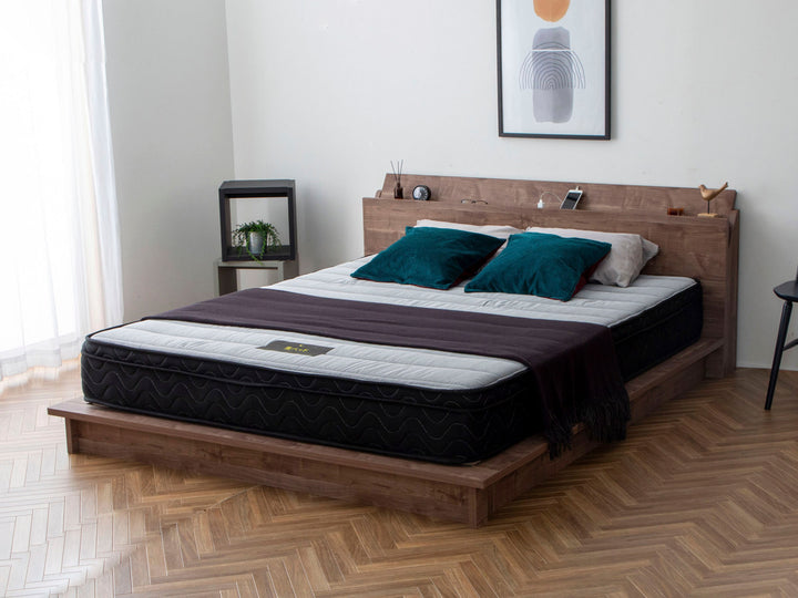 ローベッドシングルApelSENすのこ廃材再利用ツートン