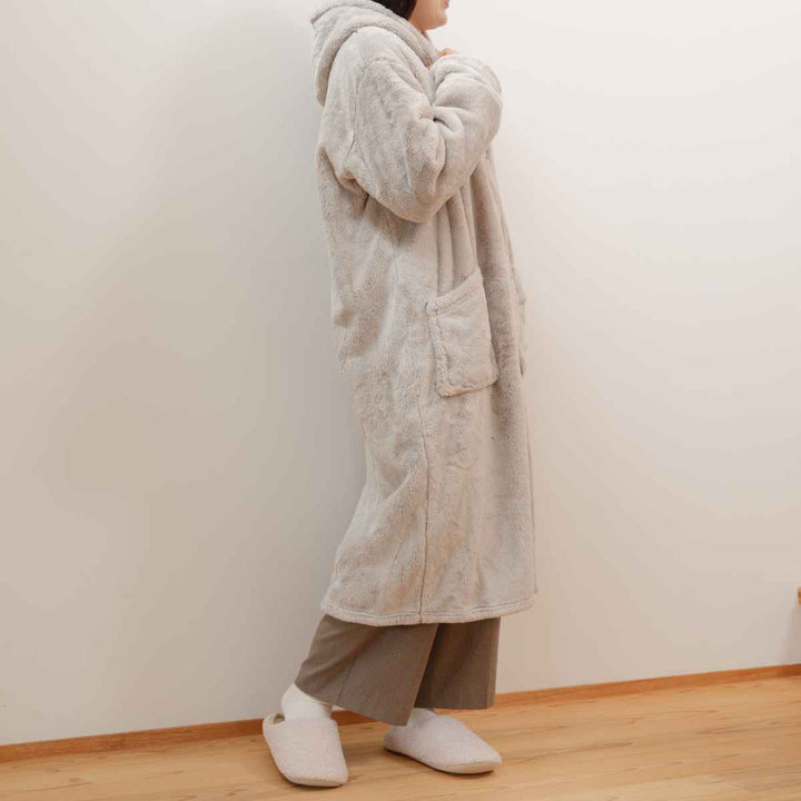 着る毛布fluffydaysフリーサイズふわもこあったか吸湿発熱