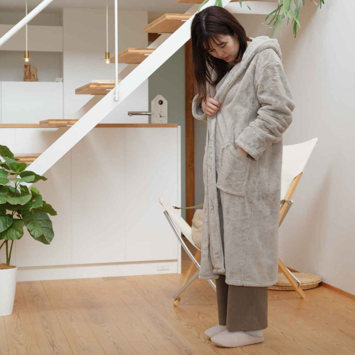 着る毛布fluffydaysフリーサイズふわもこあったか吸湿発熱