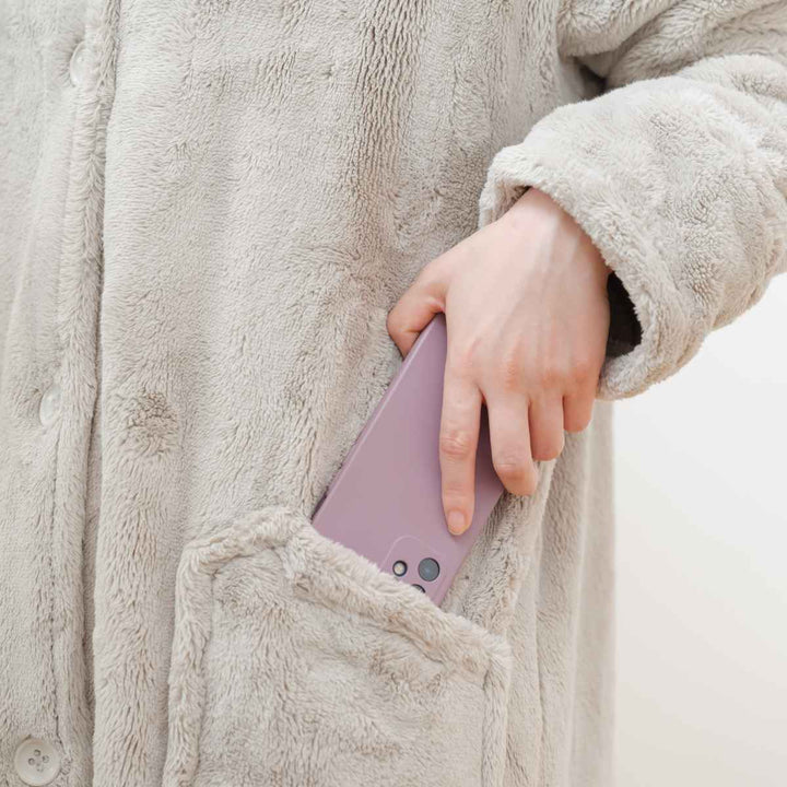 着る毛布fluffydaysフリーサイズふわもこあったか吸湿発熱