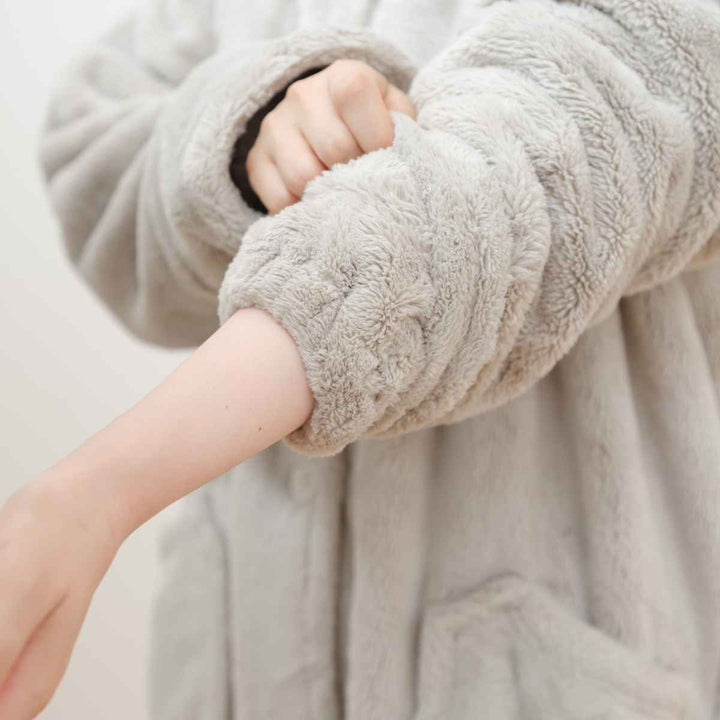 着る毛布fluffydaysフリーサイズふわもこあったか吸湿発熱
