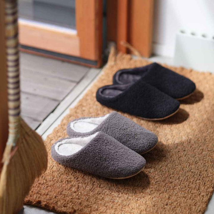 スリッパfluffydays24-24.5cmふわもこあったか吸湿発熱