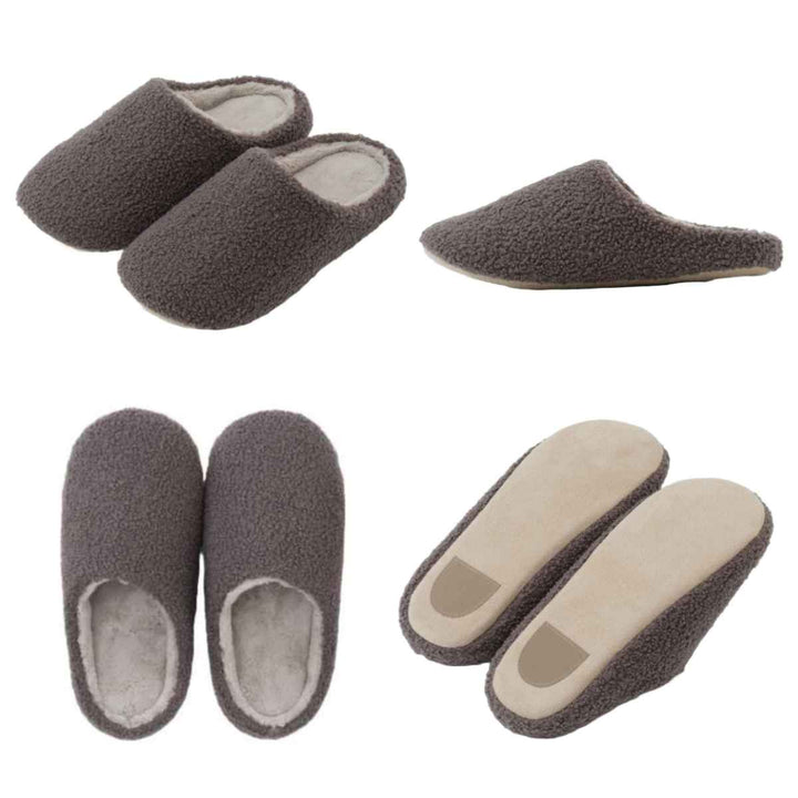 スリッパfluffydays24-24.5cmふわもこあったか吸湿発熱