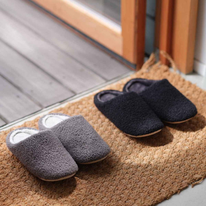 スリッパfluffydays24-24.5cmふわもこあったか吸湿発熱