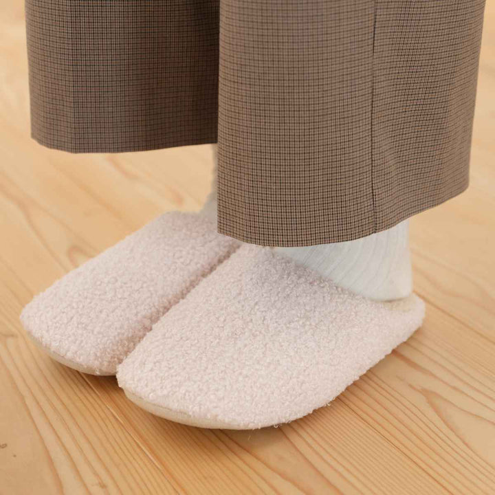 スリッパfluffydays24-24.5cmふわもこあったか吸湿発熱