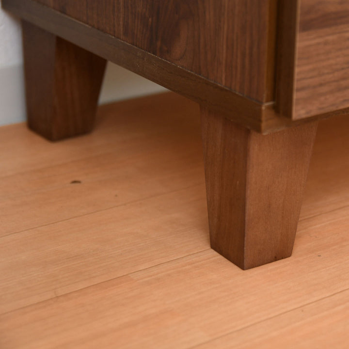 ハイチェスト5段北欧風モダン日本製幅80cm