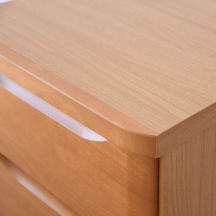 チェスト6段北欧風スライドレール付幅80cm