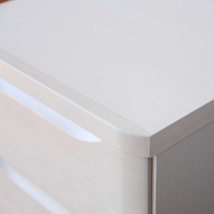 チェスト6段北欧風スライドレール付幅80cm