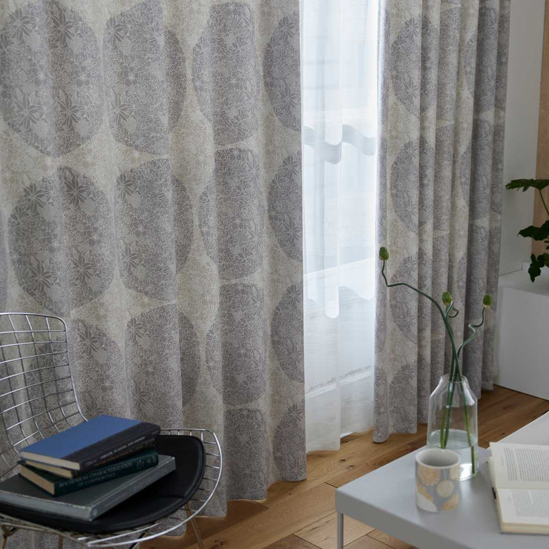 カーテン遮光3級トピアリー100×178cmスミノエドレープカーテン