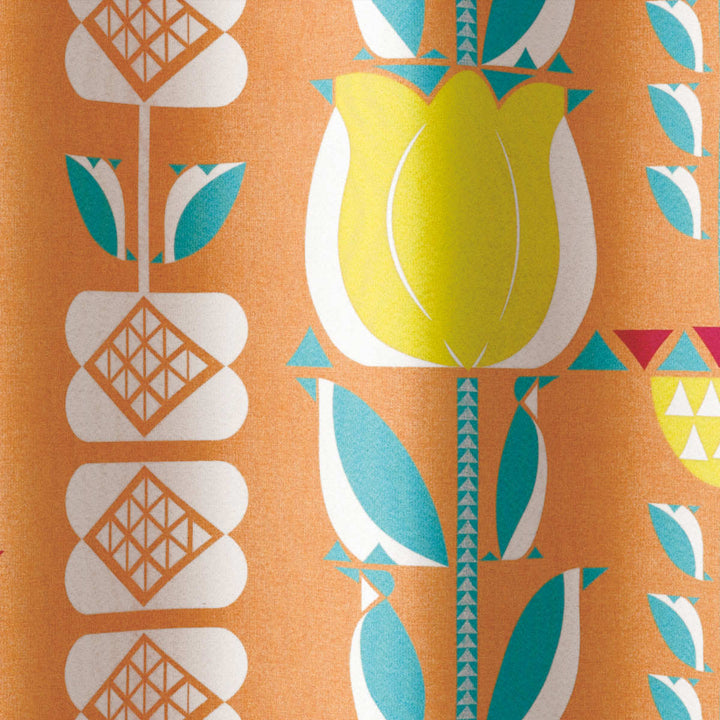 カーテン遮光3級チューリッペン100×200cm1枚入りスミノエドレープカーテン