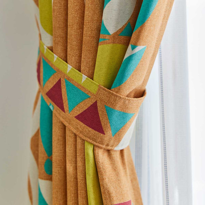 カーテン遮光3級チューリッペン100×200cm1枚入りスミノエドレープカーテン