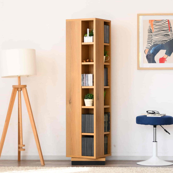 回転コミックラック6段日本製幅35cm